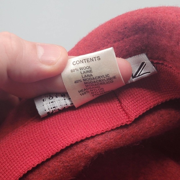 Kangol Mens Wool Mowbray Red Velvet Hat Size Medium RN# 68438 Pork Pie Hat Clean - Picture 12 of 12